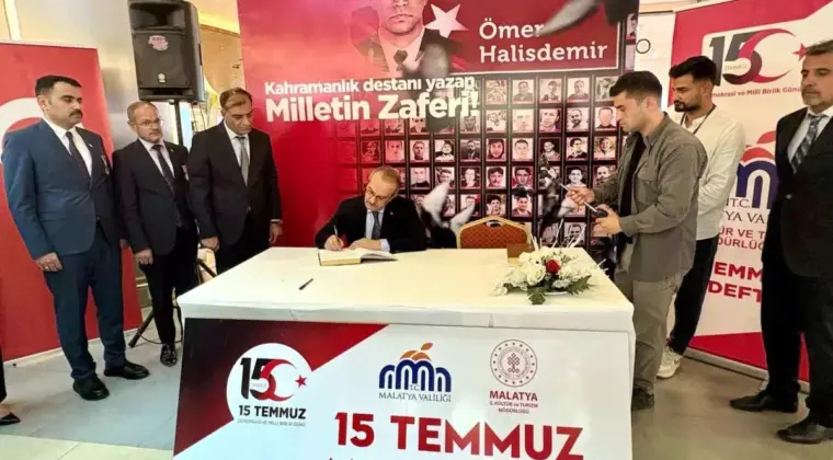 Malatya’da 15 Temmuz Sergisi Açıldı
