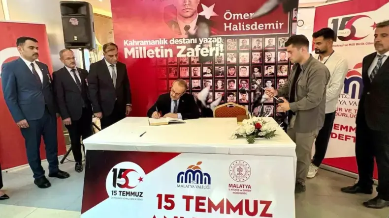 Malatya’da 15 Temmuz Sergisi Açıldı